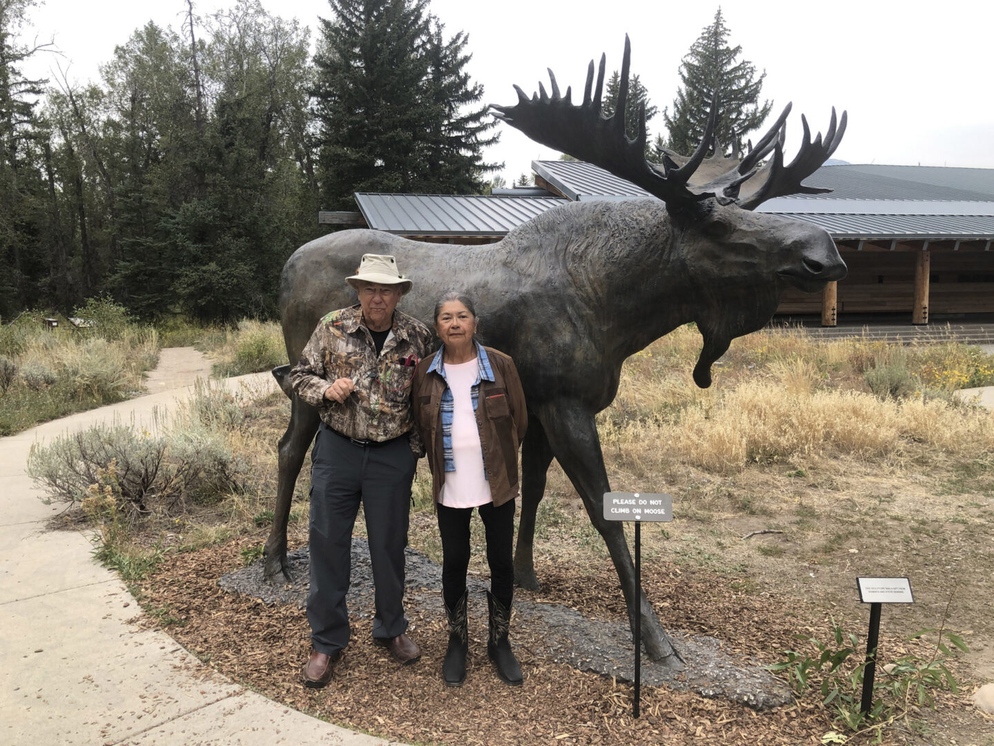 Deane and Donna at the Grand Teton State Park